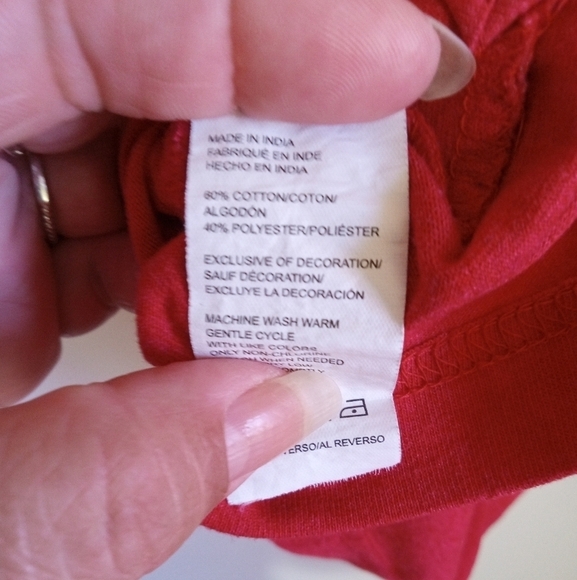 Izod red polo shirt men size large - Picture 8 of 10